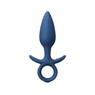 RENEGADE fenékdugó King Medium Blue - kék színben, M-méretben, vízálló, szilikon (14.5cm)