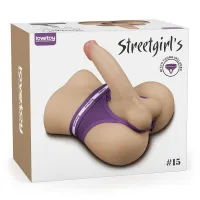 Műpunci és ánusz maszturbátor pénisszel Lovetoy Streetgirl's #15 - vízálló