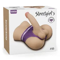 Műpunci és ánusz maszturbátor pénisszel Lovetoy Streetgirl's #15 - vízálló