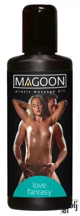 ORION MAGOON masszázsolaj Love Fantasy Massage Oil 100ml - romantikus illattal, jojoba olajjal, tartós síkossággal, vízben oldódó