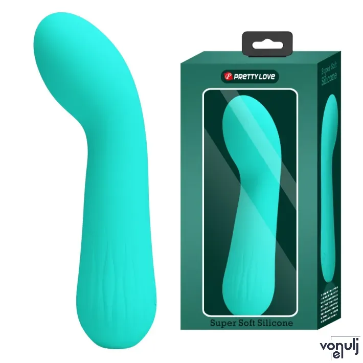 G pont vibrátor PRETTY LOVE Faun Green - akkumulátoros,vízálló