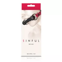 NS NOVELTIES szájpecek Sinful Bar Gag Pink - rózsaszín színben, fetish játékokhoz