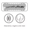 Műpunci és ánusz maszturbátor Lovetoy Virgin-skin Blowout - vízálló