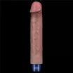 LOVETOY élethű vibrátor 9" Real Softee Rechargeable Silicone - realisztikus, vízálló, akkumulátoros, szilikon (22,8 cm)