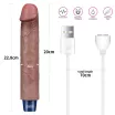 LOVETOY élethű vibrátor 9" Real Softee Rechargeable Silicone - realisztikus, vízálló, akkumulátoros, szilikon (22,8 cm)