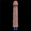 LOVETOY élethű vibrátor 9" Real Softee Rechargeable Silicone - realisztikus, vízálló, akkumulátoros, szilikon (22,8 cm)