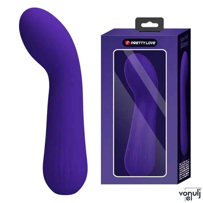 G pont vibrátor PRETTY LOVE Faun Purple II - akkumulátoros,vízálló