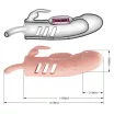 PRETTY LOVE péniszköpeny Penis Sleeve Sloane Flesh - testszínű, vibrációs funkcióval, csiklóizgatós, herepántos, vízálló, elemes, (14,5 cm)
