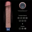 LOVETOY élethű vibrátor 9" Real Softee Rechargeable Silicone - realisztikus, vízálló, akkumulátoros, szilikon (22,8 cm)