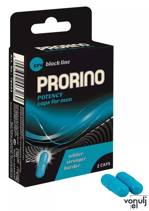 PRORINO - Potencianövelő étrend-kiegészítő kapszula férfiaknak 2x