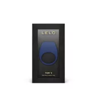 LELO péniszgyűrű Tor III Base Blue - kék színben, vibrációs funkcióval, ingyenes applikációval,  vízálló, akkumulátoros