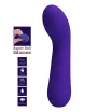 G pont vibrátor PRETTY LOVE Faun Purple II - akkumulátoros,vízálló