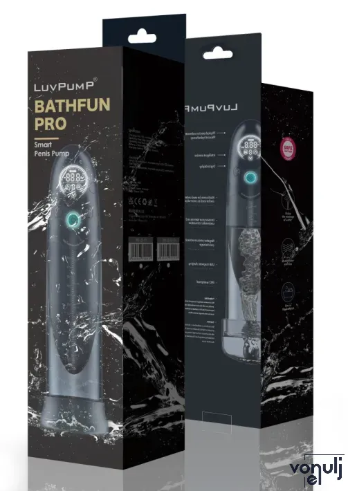 Pénisz pumpa Realov BathFun PRO - akkumulátoros, vízálló