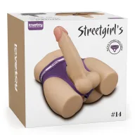 Műpunci és ánusz maszturbátor pénisszel Lovetoy Streetgirl's #14 - vízálló