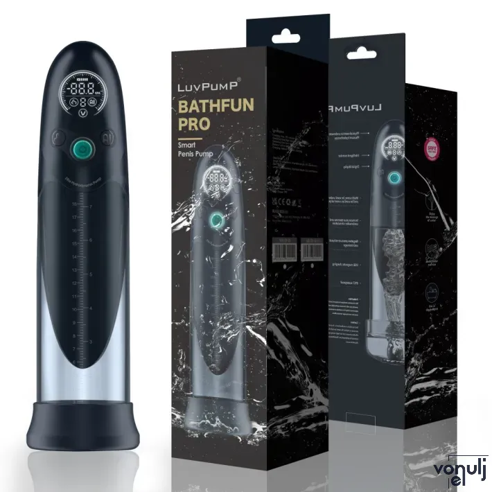 Pénisz pumpa Realov BathFun Pro I - akkumulátoros, vízálló