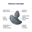 Vibrátoros fenékdugó Satisfyer Booty Absolute Beginners 1 - akkumulátoros, vízálló