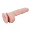 CHISA NOVELTIES élethű dildó Carnal Pleasure - nagy méretű, letapasztható, herékkel, testszínű, vízálló, TPE (23,5 cm)