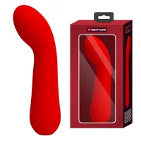 G pont vibrátor PRETTY LOVE Faun Red - akkumulátoros,vízálló