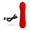 G pont vibrátor PRETTY LOVE Faun Red - akkumulátoros,vízálló