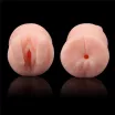 Műpunci és ánusz maszturbátor Lovetoy Virgin-skin Blowout Vagina and Anus - vízálló
