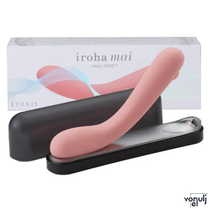 TENGA G-pont vibrátor iroha mai Toki - rózsaszín színben, vízálló, akkumulátoros