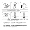 TENGA maszturbátor 3D Module - vízálló, fehér színben, különleges négyzetekkel díszített megjelenéssel