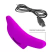 PRETTY LOVE ujjvibrátor Delphini Honey Finger Purple - lila színben, delfin alakú, memória funkcióval, vízálló, akkumulátoros