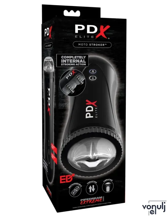 Műszáj maszturbátor PIPEDREAM PDX Elite Moto Stroker - akkumulátoros,vízálló