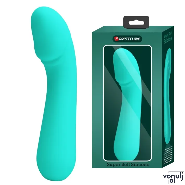 G pont vibrátor PRETTY LOVE Cetus Green - akkumulátoros,vízálló