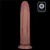 Élethű vibrátor Lovetoy 10.5'' Vibrating Dual Density Power Cock - akkumulátoros,vízálló, 28,6 cm
