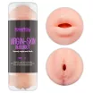 Műpunci és műszáj maszturbátor Lovetoy Virgin-skin Blowout Vagina and Mouth - vízálló