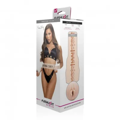 FLESHLIGHT maszturbátor Girls Vina Sky Exotica - realisztikus, vagina formájú, testszínű, vízálló, vibráció nélküli