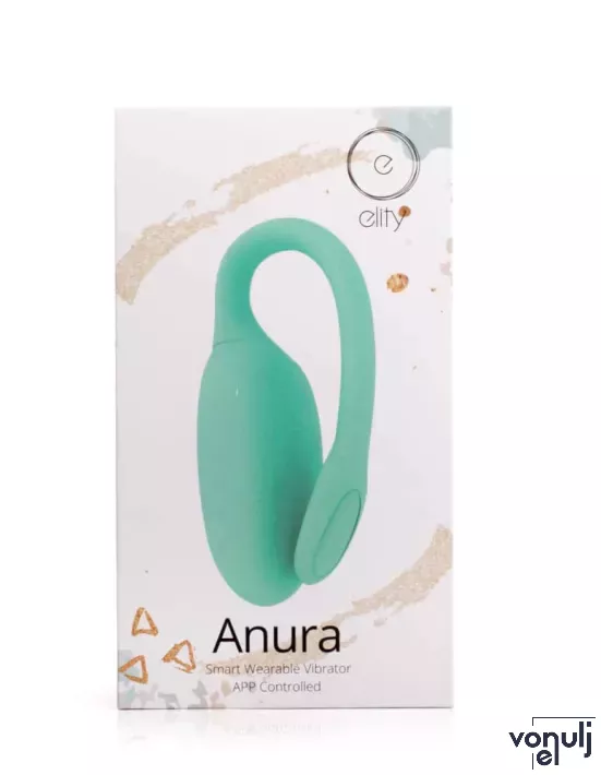 ELITY vibrációs tojás Anura zöld színben, vízálló, okos, akkumulátoros, ingyenes applikációval, szilikon ( 8.5 cm )