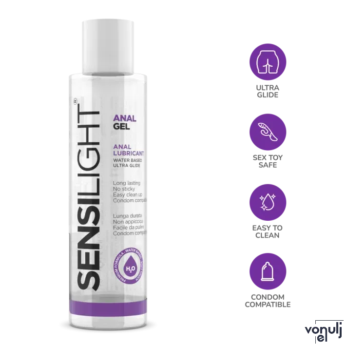 Anális síkosító IntimateLine Sensilight analgel 150 ml