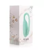 ELITY vibrációs tojás Anura zöld színben, vízálló, okos, akkumulátoros, ingyenes applikációval, szilikon ( 8.5 cm )