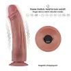 Élethű vibrátor Lovetoy 10.5'' Vibrating Dual Density Power Cock - akkumulátoros,vízálló, 28,6 cm