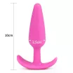LOVETOY fenékdugó Lure Me Classic Anal Plug S Pink - rózsaszín színben, S méretben, vízálló, szilikon (10 cm)