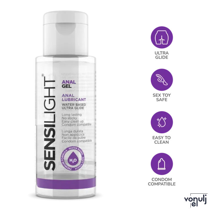 Anális síkosító IntimateLine Sensilight analgel 30 ml