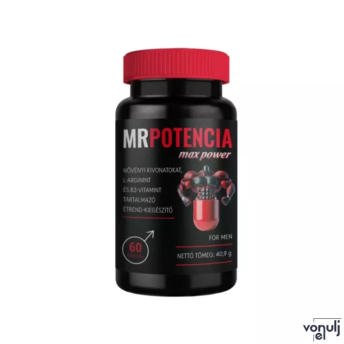 Potencianövelő kapszula MrPotencia Max Power 60x