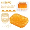 TENGA maszturbátor Uni Topaz - narancssárga színben, gömbös stimuláló felszínnel, vízálló