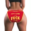 Vibrátoros bugyi Lovetoy Printed Sexy Panties XL-XXL