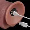 Élethű vibrátor Lovetoy 9'' Vibrating Dual Density Power Cock - akkumulátoros,vízálló, 23 cm