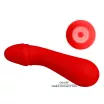 G pont vibrátor PRETTY LOVE Cetus Red - akkumulátoros,vízálló