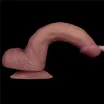 Élethű vibrátor Lovetoy 9'' Vibrating Dual Density Power Cock - akkumulátoros,vízálló, 23 cm