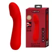 G pont vibrátor PRETTY LOVE Cetus Red - akkumulátoros,vízálló