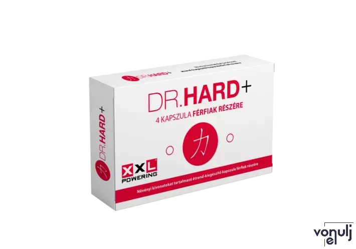 Potencianövelő - DR. HARD BY XXL POWERING étrend-kiegészítő kapszula 4x
