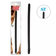 CHISA NOVELTIES intim zuhany Ultra Douche Tube - fekete színben, zuhanycsőhöz rögzíthető, anális és hüvelyi irrigáláshoz, 45 cm
