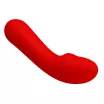G pont vibrátor PRETTY LOVE Cetus Red - akkumulátoros,vízálló