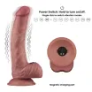 Élethű vibrátor Lovetoy 9'' Vibrating Dual Density Power Cock - akkumulátoros,vízálló, 23 cm