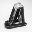 TENGA maszturbátor Flip Zero Gravity Electronic Vibration Black - fekete színben, vákuumos, vízálló, vibrátoros, akkumulátoros